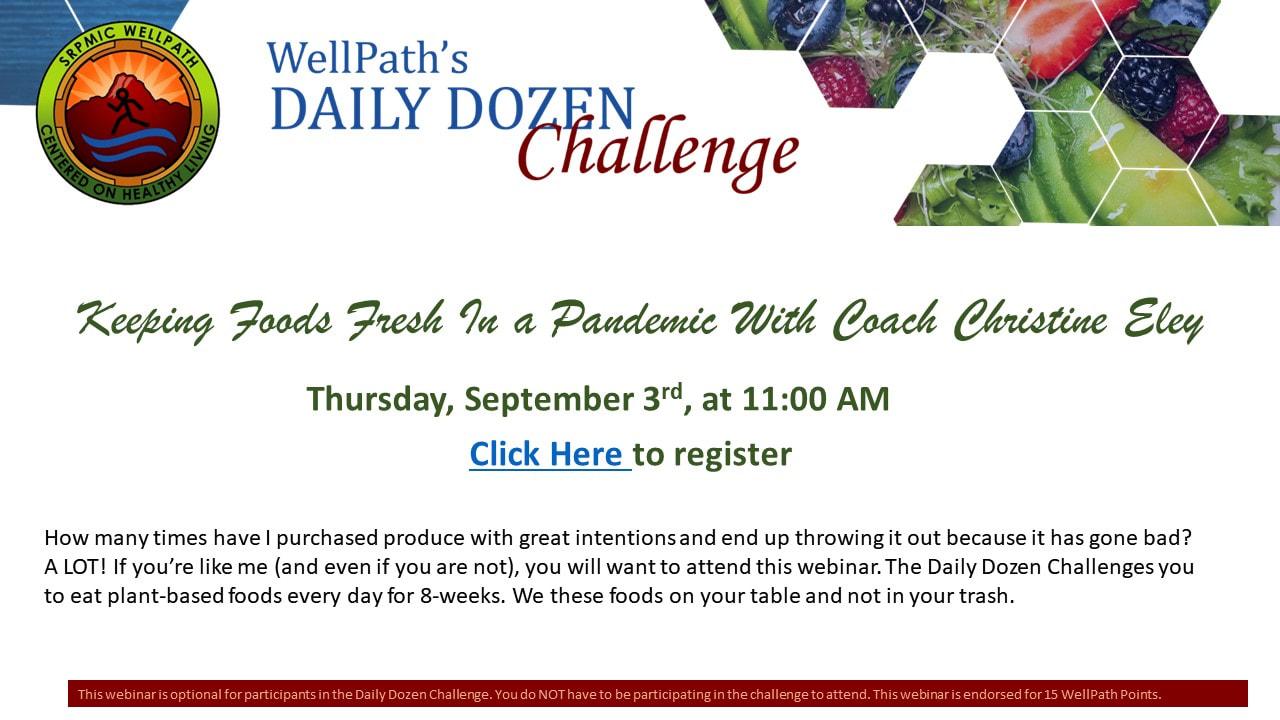 Daily Dozen Webinars