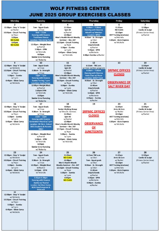 Exercise/Fitness Participation Program